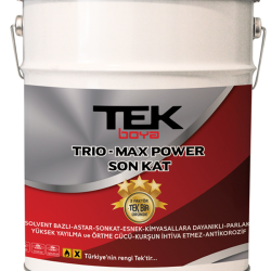 Tek Trio Max Power Son Kat Boya