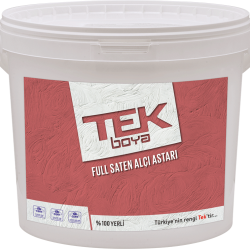 Tek Full Saten Alçı Astarı