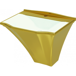 Monoblok Lavabo (44x56) Altın Kaplama